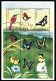 BIRDS Antigua & Barbuda 1999 Butterflys Birds MNH Wild Life Flora Fauna Plants MNH Stamps Block Luxe - Zangvogels