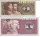 CHINA 1 JIAO 1980 + 5 JIAO 1980 - Cina