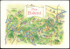 Germany Das Bodetal Harz Treseburg Thale Old Map PPC 1960s - Thale
