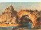 07 - Ardèche - Gorges De L'Ardèche - Le Pont D'Arc - Aux Environs De L'an 1840 (d'après Une Gravure D'époque) - Gravure  - Vallon Pont D'Arc