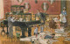 Delcampe - Illustration De Artur Thiele , Série De 8 Cartes  , Klein-Wohnungsnot , * 502 00 - Thiele, Arthur