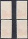 Chine 1950 -(Nord Est)-Timbres Neufs Emis Sans Gomme. Yvert Nr.:137/140.Michel Nr.:172/175.REIMPRESSIONS (VG) DC-12565 - Neufs