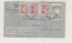 ARGENTINA  PUNTA DE VACAS  1941  Airmail  Cover To UNITED STATES - Storia Postale