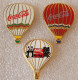 PINS PIN MONTGOLFIERE BALOON LUFTBALON COCA COLA COLLECTION 3 PINS ZAMAC - Alimentation