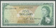 Ostkaribische Staaten 5 Dollars 1965, KM 14 H Kassenfrisch (K429) - Oostelijke Caraïben