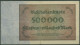 Dt. Reich 500000 Mark 1923, DEU-99c, Leicht Gebraucht (K1335) - 500.000 Mark