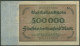 Dt. Reich 500000 Mark 1923, DEU-99b Serie D, Gebraucht (K1337) - 500.000 Mark