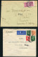 Tschechoslowakei, 1936, 2 X 1 K./ 2 X 10, 60 H.+1 K, Brief - Andere & Zonder Classificatie