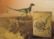 Germany, Post Card, Dinosaur, Compsognathus, Paleontological Museum Munich - Fósiles