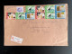 NETHERLANDS 1985 REGISTERED LETTER MAASBRACHT TO GOUDA 26-04-1985 NEDERLAND AANGETEKEND - Covers & Documents