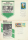 Sport Argentinien 4 Briefe Fußball Verschied Länderspiele Argentinia 4 Covers - Covers & Documents