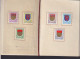 Luxemburg 2 Geschenkhefte Kantonalwappen 1957 + 1959 Mit 575-580 Und 612-617 - Storia Postale