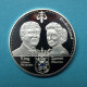 Niederlande 2013 Medaille Willem-Alexander & Maxima, Swarovski PP (MZ728 - Unclassified