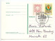 Germany, West 1988 5 Different Postal Cards With Blindheim -8.-8.88-8 Date, 8888 Postcode Postmarks - Cartoline Illustrate - Usati