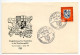 Saar 1957 FDC Scott 262 - Arms Of Saar, Return Of Saar To Germany - FDC