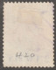 Persian/Iran Stamp, Scott# 420, Used, Hinged, 2ch Surcharge, 2KR Ultra - Iran