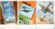 Aeroplani Caproni - Serie Di Cinque Cartoline Disegnate Da F. Rebaglia - Marcofilía (Aviones)