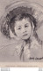 Y7- MARY CASSATT - JEUNE FILLE AU CHAPEAU BLEU - ( 2 SCANS ) - Malerei & Gemälde