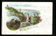 Lithographie Ravensburg, Panorama, Waldburg  - Ravensburg