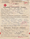  LETTRE MESSAGE COMITE INTERNATIONAL DE LA CROIX ROUGE GENEVE 21 AVRIL 1944 - DELEGATION DE VICHY - BERGERAC - (2 SCANS) - Red Cross