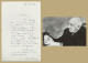 Jean Grenier (1898-1971) - Philosophe - Lettre Autographe Signée + Photo - 1969 - Ecrivains