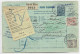 HUNGARY MAGYAR HONGRIE ENTIER BULLETIN EXPEDITION + 12F+1K PERFORE PERFIN P.A NAGY SZT MIKLOS 1913 TO SUISSE + JUDAICA - Storia Postale