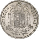 Espagne, Francisco Franco, Caudillo, 5 Pesetas, 1950, Madrid, Nickel, SUP - 5 Pesetas