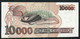 BRAZIL P233c 10000 Or 10.000 CRUZEIROS 1993  #A6958 Signature 17 UNC. - Brazilië