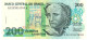 BRAZIL P229   200  CRUZEIROS  1990 #A0103  Signature 15   UNC. - Brasilien