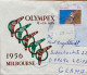 AUSTRALIA 1993, COVER USED TO GERMANY, STATIONERY CUT OUT, USED AS STAMP, 1956 OLYMPEX COVER, ROCK CLIMBING, SAIL BOARDI - Lettres & Documents