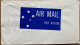 AUSTRALIA 1993, COVER USED TO GERMANY, STATIONERY CUT OUT, USED AS STAMP, 1956 OLYMPEX COVER, ROCK CLIMBING, SAIL BOARDI - Brieven En Documenten