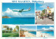 Guadeloupe - Saint Martin - Multivues - Avion - Automobiles - CPM - Voir Scans Recto-Verso - Saint Martin