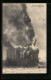 AK Hamburg-Neustadt, Brand Der Michaeliskirche Am 3.7.1906, Einsturz Des Turmes  - Catastrophes