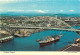 Etats Unis - Portland - Océan Freighter In Willamette River Under New Freemont Bridge - Mt. Hood In Background - Aerial  - Portland