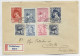 CESKOSLOVENKO DIVERS LETTRE COVER PODBORANY 1947  POUR SUISSE - Briefe U. Dokumente