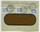 GRECE 1AX3 LETTRE COVER A FENETRE PHARMACIE ATHENES 19 MAI 1927 - Cartas & Documentos