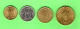 ESTONIA EESTI - 1992/2006 - 10-20-50 Senti + 1 Kroon - 4 Coins UNC/XF - Estonie