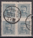 EAST CHINA 1949 - Mao BLOCK OF 4 - Western-China 1949-50