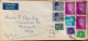 INDIA 1966, COVER USED TO ENGLAND, ABDUL KALAM AZAD, CHILDREN DAY, SWAMI RAMA TIRTH, MAP, TELEPHONE INDUSTRY, COONOOR CI - Storia Postale