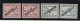 1931 Vaticano Vatican SEGNATASSE  POSTAGE DUE 5c (x 2) + 10c (x 2) MH* 2° Scelta - Segnatasse