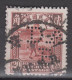 CHINA 1923 - Reaper WITH PERFINS1 - 1912-1949 Republic