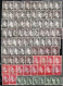 1952/53/58 879° (verschillende Papieren)  & 909 910 911° & 1075° (+/-250 Timbres) :Roi Boudewijn / Koning Boudewijn - Gebruikt