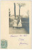 93.BONDY.n°17717.SOUVENIR DU BAL.1904.FILLETTES.CP PHOTO - Bondy