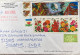 USA 2024, COVER USED TO INDIA, EAGLE, 5 DIFF FLOWER, &  SPACE, GIVING & SHARING, LOVE, 14 DIFF STAMP, HOOSICK FALLS CITY - Brieven En Documenten