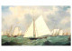 Art - Peinture - Fitz Hugh Lane - New York Yacht Club Regatta, C. 1856 - Carte Neuve - CPM - Voir Scans Recto-Verso - Malerei & Gemälde