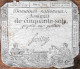 Assignat 50 Sols - 4 Janvier 1792 - Série 629 - Domaine Nationaux - Assegnati