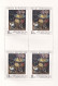 Republica Checa Nº 127 Al 128 En Hoja De 4 Series - Unused Stamps