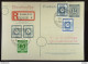 SBZ: Gs-R-Karte (10) DRESDEN N15 27.9.46-12 (SSt.) - RZ Mit PLZ 656 "s" Portogenaue Sammel-Kte - Postwaardestukken