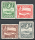 Antigua Scott 84/86 - SG98/101, 1938 George VI 1/2d - 2d Lot MH* - 1858-1960 Kronenkolonie