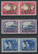 Bechuanaland Scott 137/139 - SG129/131, 1945 Victory Set MH* - 1885-1964 Bechuanaland Protectorate